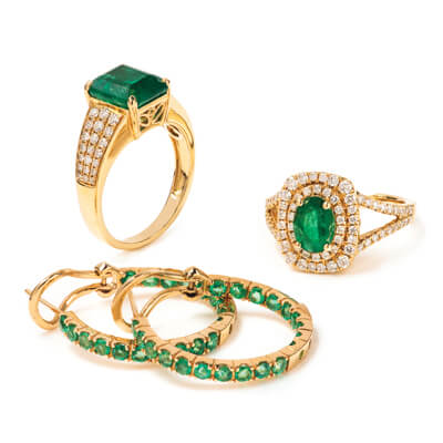 Emerald Jewelry - May Birthstone