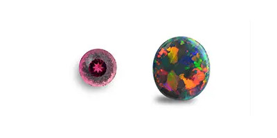 Opal and Tourmaline